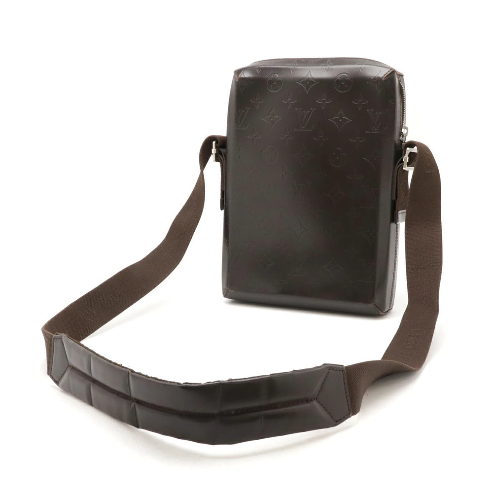 Louis Vuitton Monogram Dark Bobby Crossbody Cafe Brown Bag Glace Brown